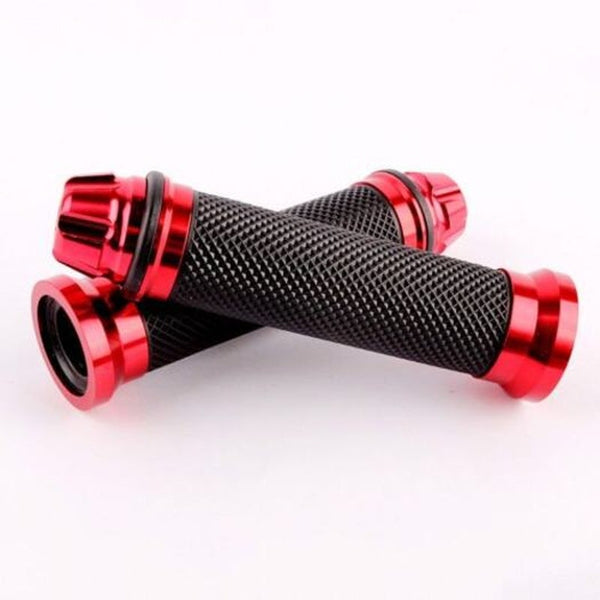 Other Motorcycle Parts 2Pcs Universal Multi Color Durable Motorcycle Aluminum Throttle Handlebars Red