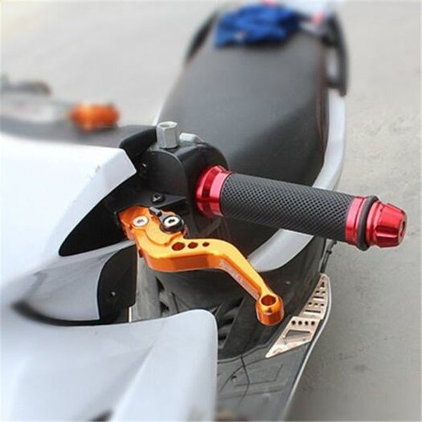 Other Motorcycle Parts 2Pcs Universal Multi Color Durable Motorcycle Aluminum Throttle Handlebars Red