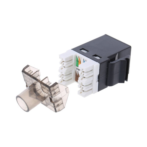 Plugs, Jacks & Wall Plates 2Pcs Utp Cat6 Network Module Rj45 Connector Cable Adapter Keystone Jack