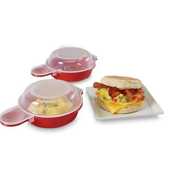 Easy Eggwich Microwave Omelet Cooker Kitchen Cooking Tool Red