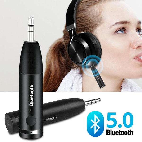 Bluetooth, Handsfree Car Kits Car Bluetooth Wireless Receiver Aux Audio Stereo Music 3.5Mm Jack Output Adapter