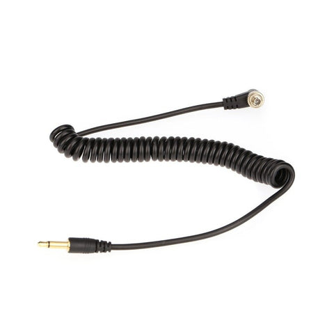 3.5Mm Flash Sync Cable Cord With Screw Lock To Male Pc For Canon Nikon Pixe