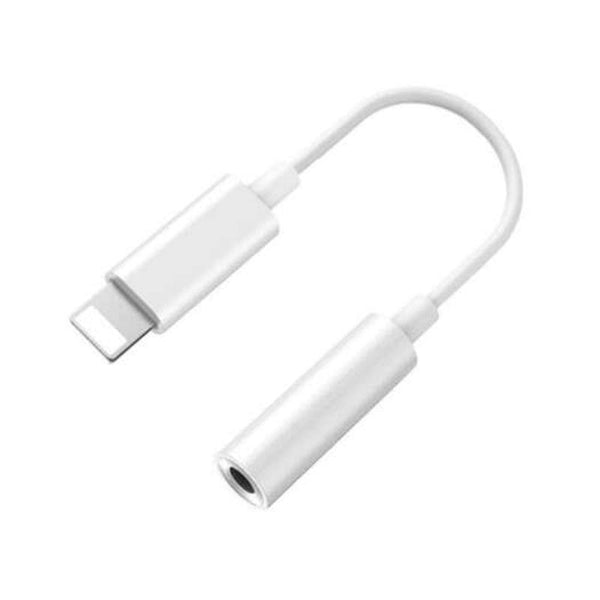 3.5Mm Jack Aux Earphone Audio Adapter Cable For Iphone 7 Plus / 7And Ios 10.2 Below White