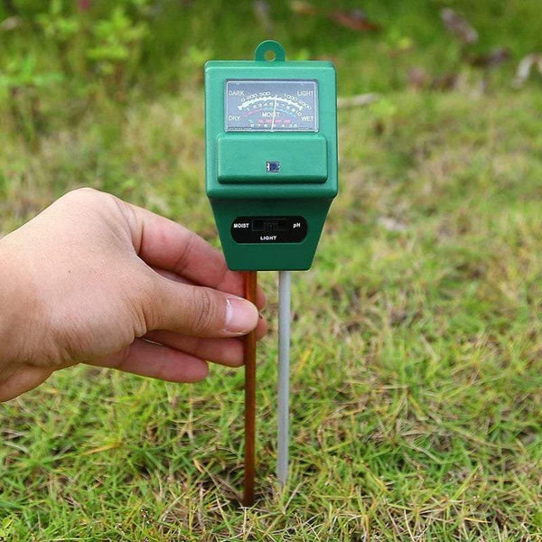 Gardening Tools 3 In 1 Soil Tester Square Head Moisture Light And Ph / Acidity