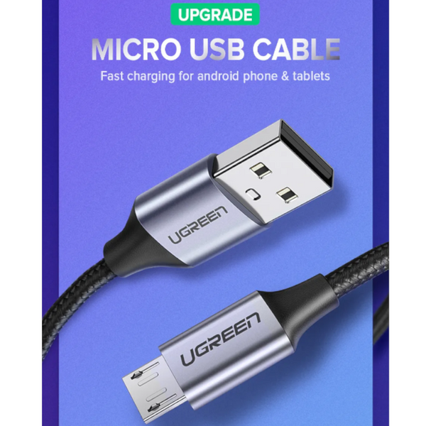 3.0 Micro Usb 3A Fast Charging Cable Android Data Wire Mobile Phone Charger Cord