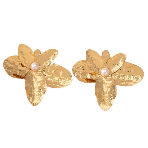 Earrings Title
Large Flower For Women Fashionable High End Irregular Petal Design