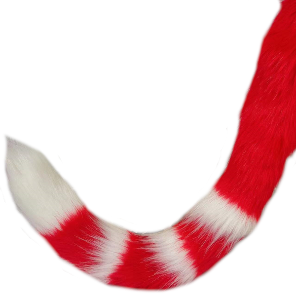 Unisex Costumes 31.5 Inch Christmas Fox Tail Ears Collar Cosplay Animal Costume Unisex