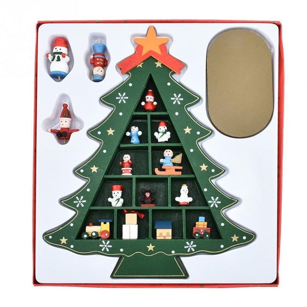 Seasonal Decorations Wooden Christmas Tree Table Decoration