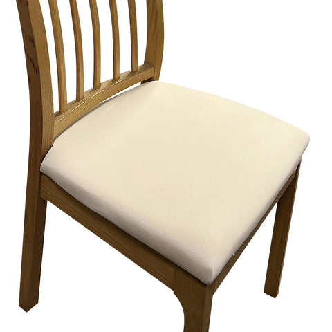 Slipcovers Beige Plain Stretch Chair Cover For Home Dining Kitchen Washable Removable