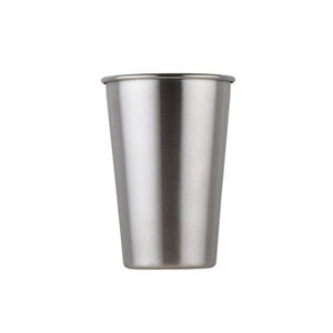 Glassware & Drinkware Mugs Coffee Cups 350Ml Stainless Steel Drinking Water Glass Milkshake