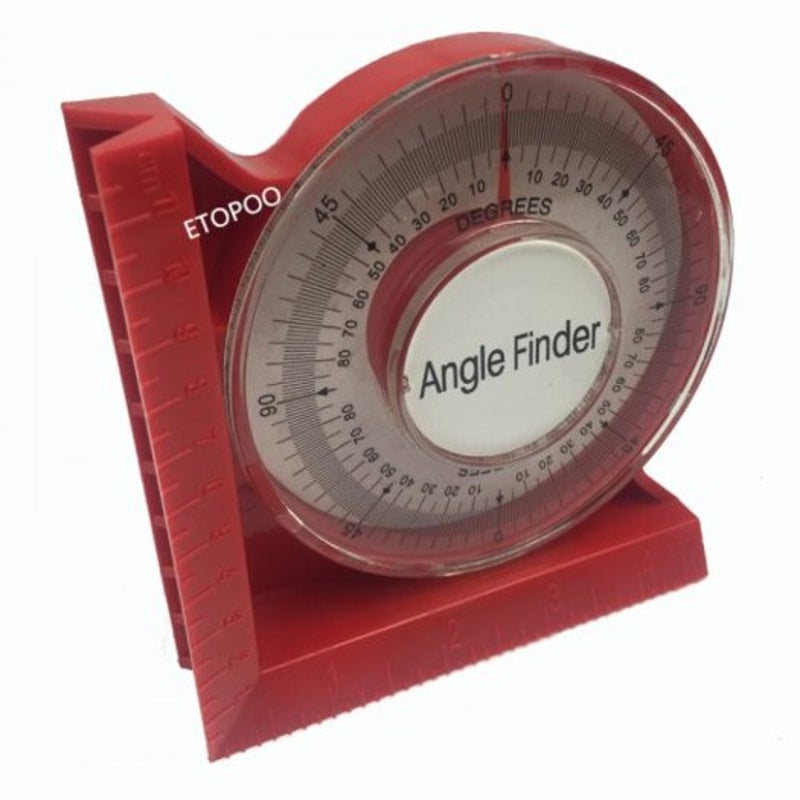 Protractors 360 Degrees Magnetic Protractor Angle Locator Valentine Red