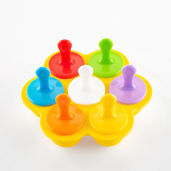 Ice Cubes, Trays & Moulds Home Made Ice Cream 7 Hole Little Silicone Popsicle Multifunctional Tray Mold