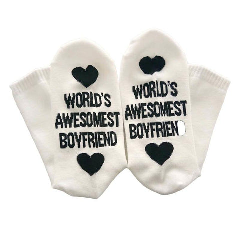 Socks Unisex Cotton Novelty Funny For Boyfriend Or Girlfriend Valentine's Day Gift