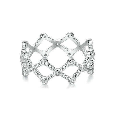 Rings Silver Charm New Line High Grade Rhythm Ring European American Fashion Style S925 Pure Jewelry