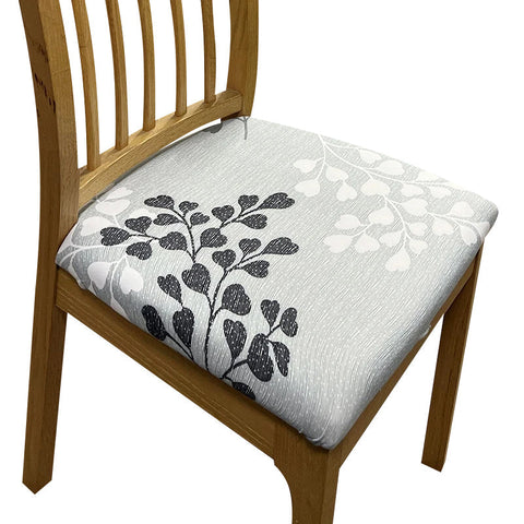 Slipcovers Chair Cover Light Grey Petal Hearts Print Stretch Seat Home Garden