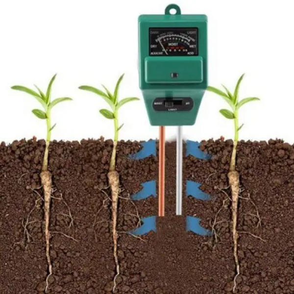 3 In 1 Soil Tester Detector Deep Green