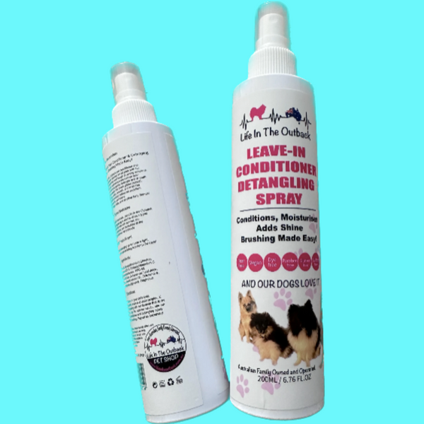 Dog Grooming 1X Life In The Outback Leave Conditioner Detangling Spray