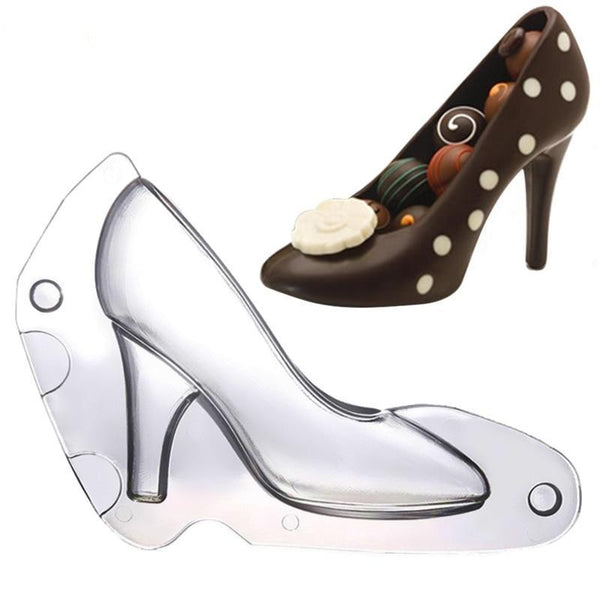 3D Chocolate Mini High Heel Shoes Mould Cake Decorating Tools Mold