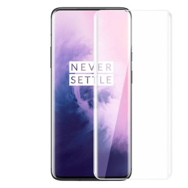 Screen Protectors 3D Curved Covered Full Screen Tempered Glass Film For Oneplus 7 Pro 2Pcs Transparent