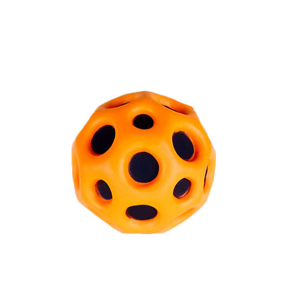 Hole Ball Soft Bouncy Anti-Fall Moon Shape Porous Kids Indoor Outdoor Toy Ergonomic Design