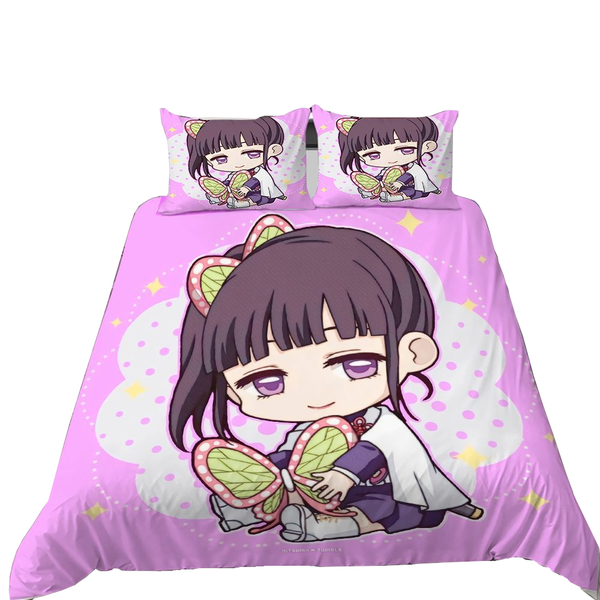 Children's Quilt Covers 3D Printed Demon Slayer Anime Duvet Quilt Covers