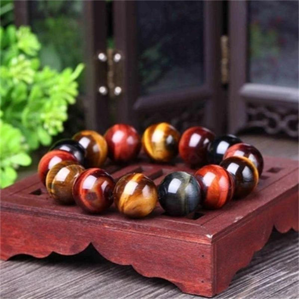 Bracelets Tiger Eye Natural Crystal Stone Buddha Bead Bracelet Fashion Jewellery