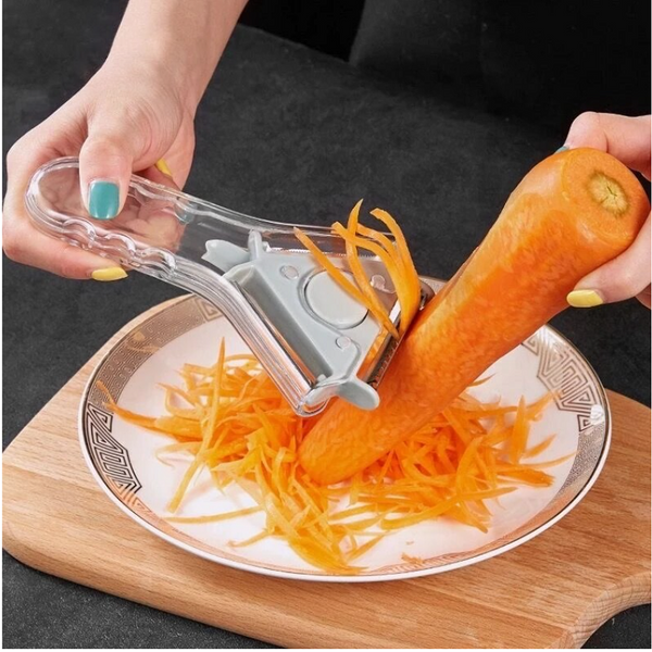 Peelers & Slicers 3In1 Kitchen Accessories Fruit Vegetable Peeler Slicer Swivel Serrated Zesters