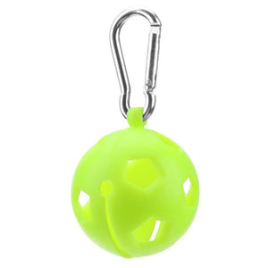 Other Golf Accessories 3Pcs Golf Ball Protective Holder Cover Portable Silicone Sleeve Carabiner Sport Keychain Training Accessory