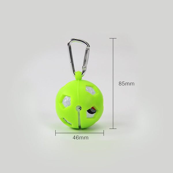 Other Golf Accessories 3Pcs Golf Ball Protective Holder Cover Portable Silicone Sleeve Carabiner Sport Keychain Training Accessory