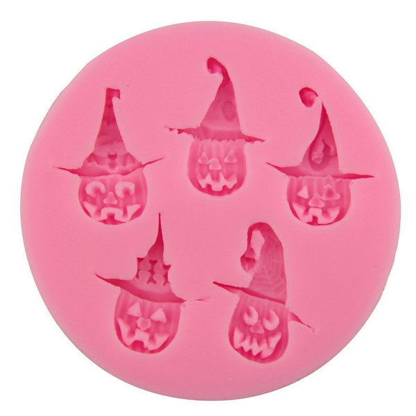 Muffin Pans & Baking Moulds 3Pcs Halloween Pumpkin Cake Mould Diy Silica Gel Baking Tool For Fondant