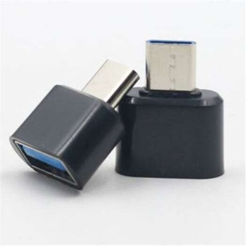 3Pcs Miniature Type C Adapter Black