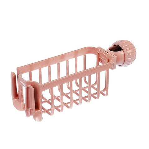 Racks & Holders 3Pcs Household Items Kitchen Sink Faucet Sponge Soap Cloth Rack Storage Organizer Holder Shelf