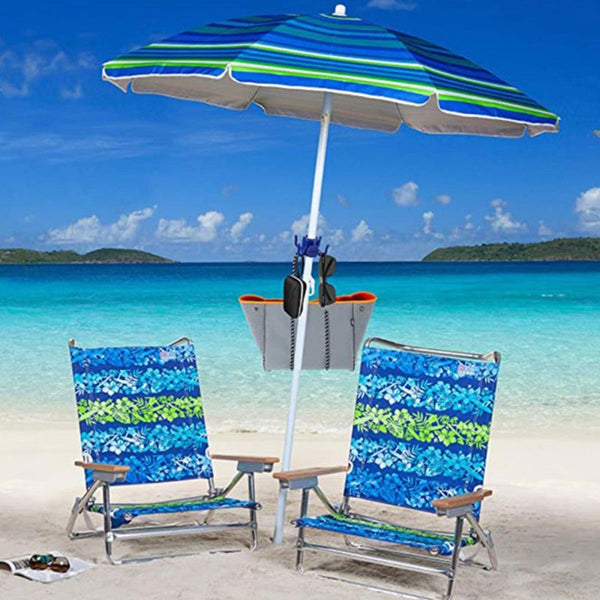 3Pcs Outdoor Beach Umbrella Hooks Nail Four Legs Garden Plastic Prongs Hanger Travel Tool