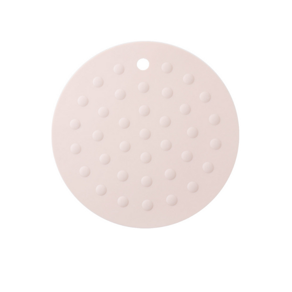 Coasters 3Pcs Round Double Sided Dot Drain Silicone Heat Proof Insulated Coaster Pot Pad