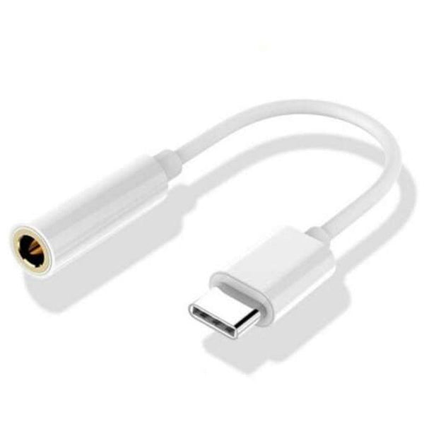 3Pcs Usb 3.1 Type C To 3.5Mm Stereo Audio Headphone Jack Adapter Cable White