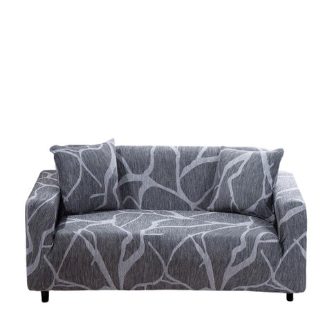 Slipcovers 3 Seater Sofa Cover Dark Gray Elastic Stretchable Slipcover For Living Room