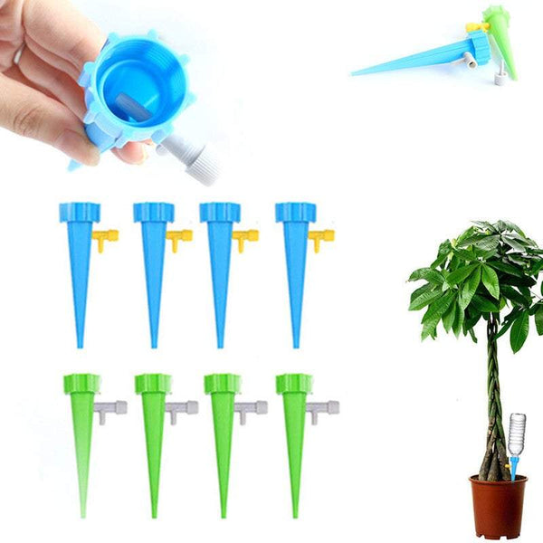 Self Watering Aids Water Features Fountains 4 Or 8 Pack Automatic Garden Cone Plant Watering Spike Drip Irrigation