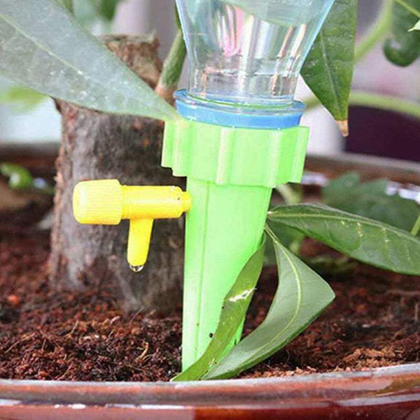 Self Watering Aids Water Features Fountains 4 Or 8 Pack Automatic Garden Cone Plant Watering Spike Drip Irrigation