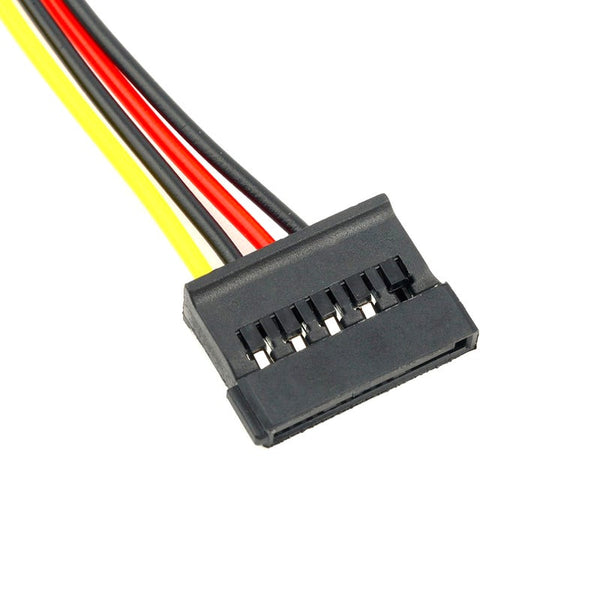 Drive Cables & Adapters 4 Pin Ide Molex To 2 Of 15 Serial Ata Sata Hdd Power Adapter Cable Dual Hard Drive For Pc