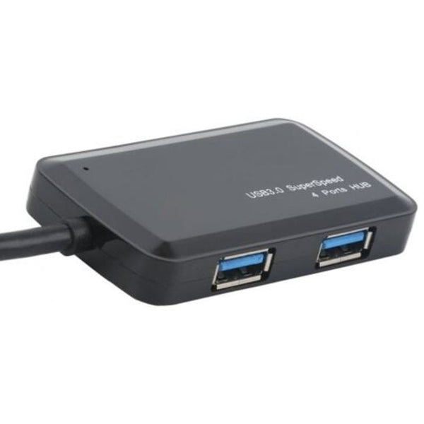 USB Cables, Hubs & Adapters 4 Port Compact Portable High Speed Usb 3.0 Data Hub Mirror Black