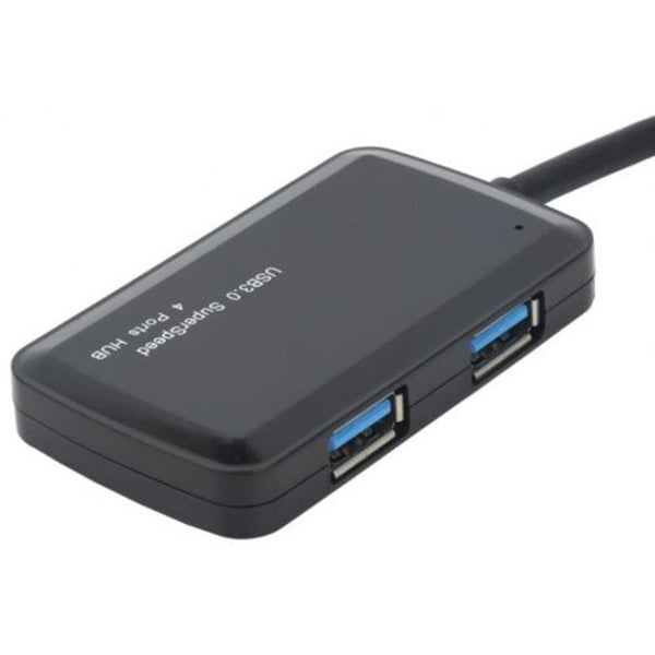 USB Cables, Hubs & Adapters 4 Port Compact Portable High Speed Usb 3.0 Data Hub Mirror Black