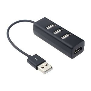 USB Cables, Hubs & Adapters 4 Port Usb 2.0 Hub One Drag Four Splitter Plug And Play Mini Small Socket