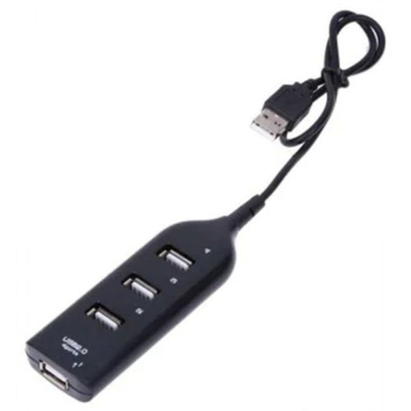 USB Cables, Hubs & Adapters 4 Ports Usb 2.0Speed Mini Hub Black