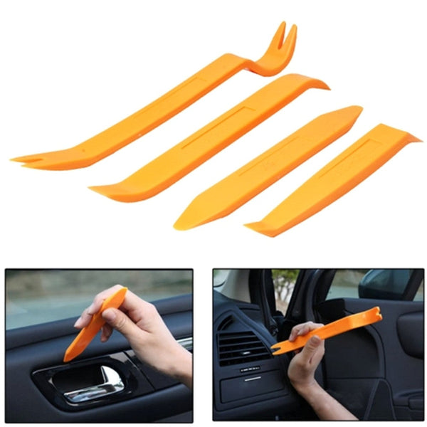 Other Automotive Hand Tools 4 Sets In 1 Car Audio System Dashboard Door Panel Removal Tools Kit(Orange)