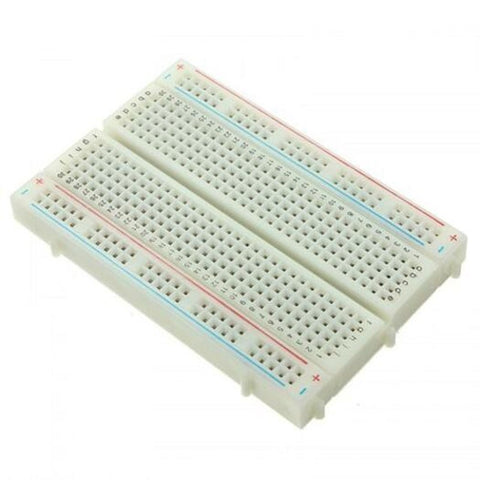 400 Tie Points Pcb Universal Diy Bus Test Circuit Mini Solderless Breadboard White