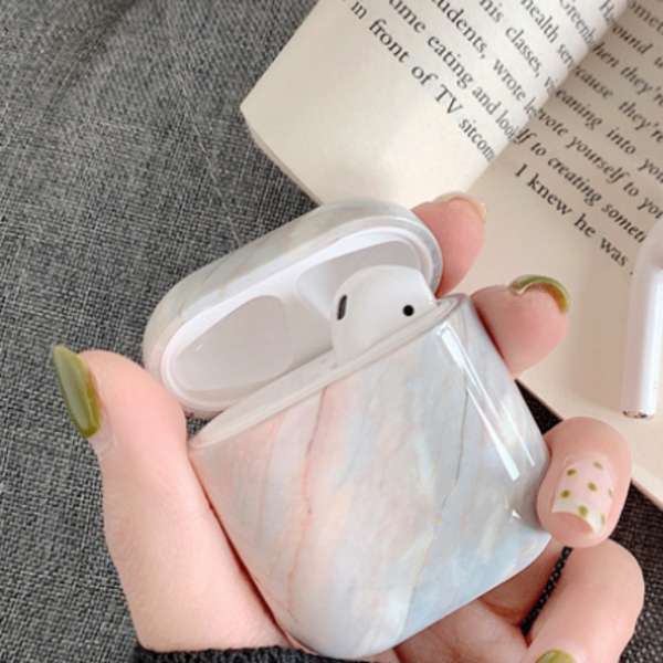 Marble Pattern Earphone Case Hard Cover For Airpods Box Protective Cases