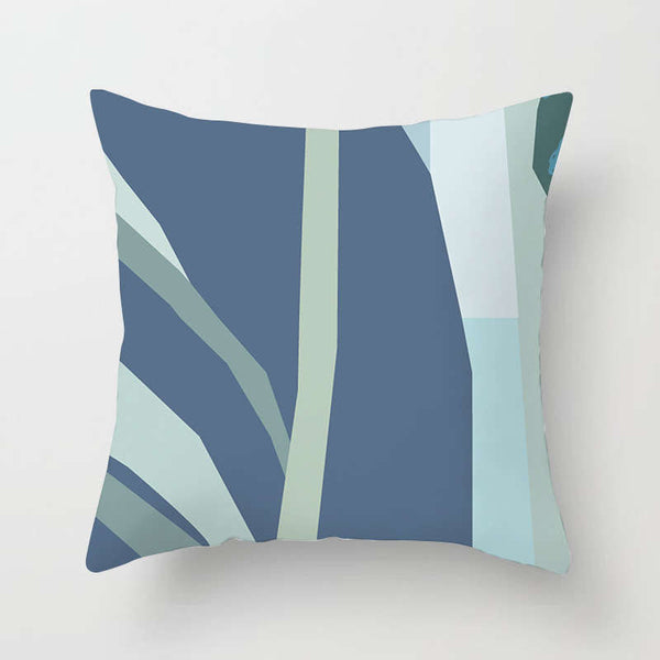 Cushions & Decorative Pillows 45 X 45Cm Abstract Cushion Cover Blue Green