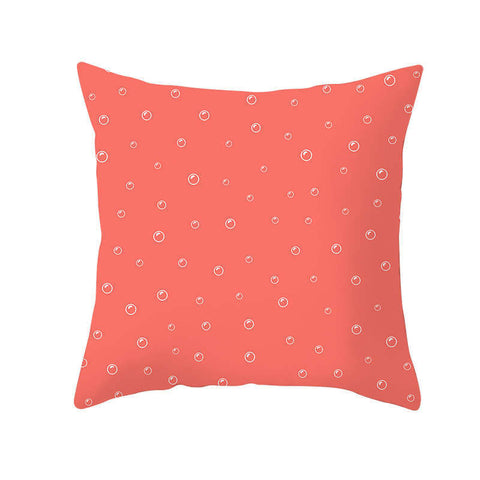 45 X 45Cm Coral Cushion Cover Small Bubbles