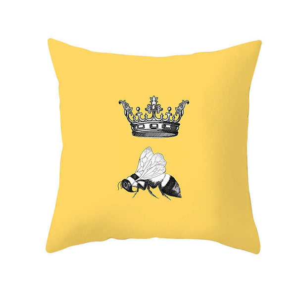 Cushions & Decorative Pillows 45 X 45Cm Gold Printed Cushion Cover