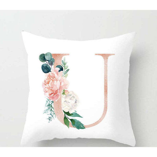 Cushions & Decorative Pillows 45 X 45Cm Letter Cushion Cover Ver 60